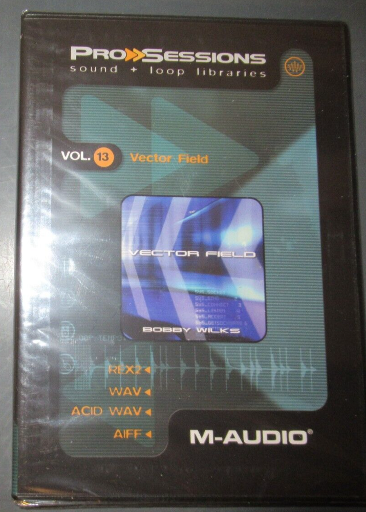 Sealed M-Audio Pro Sessions Vol 13 Sound Loop Libraries