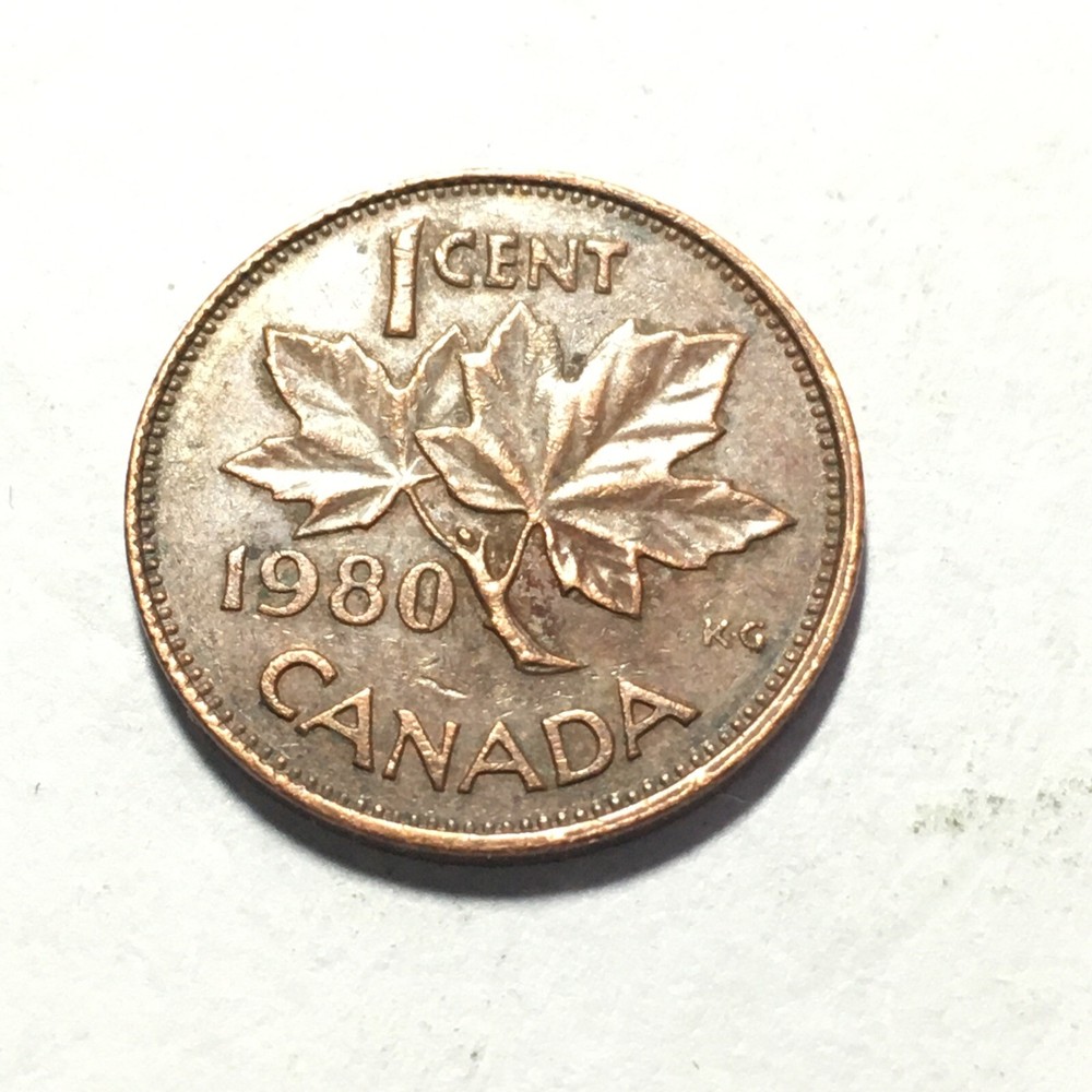1980 CANADA ONE CENT COIN