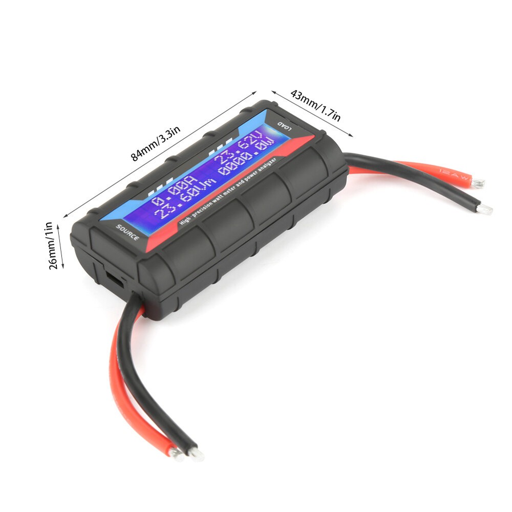 4.8V~60V 150A High Watt Meter Voltage Amp Meter Power Analyzer Tool