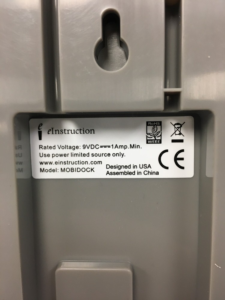 eInstruction Interwrite MobiDock Learning Tablet Charging Dock W/Power Adapter