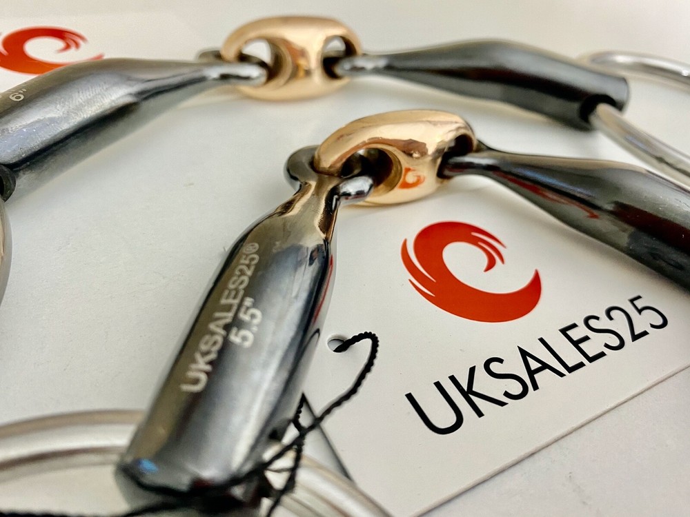 Loose Ring Sweet Iron Snaffle Bit Copper Lozenge (UKSALES25®)*SAME DAY DISPATCH*