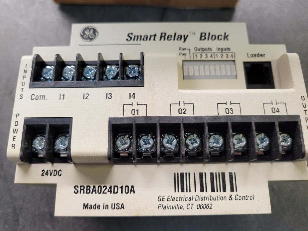 GE SRBA024D10A Relay Block.