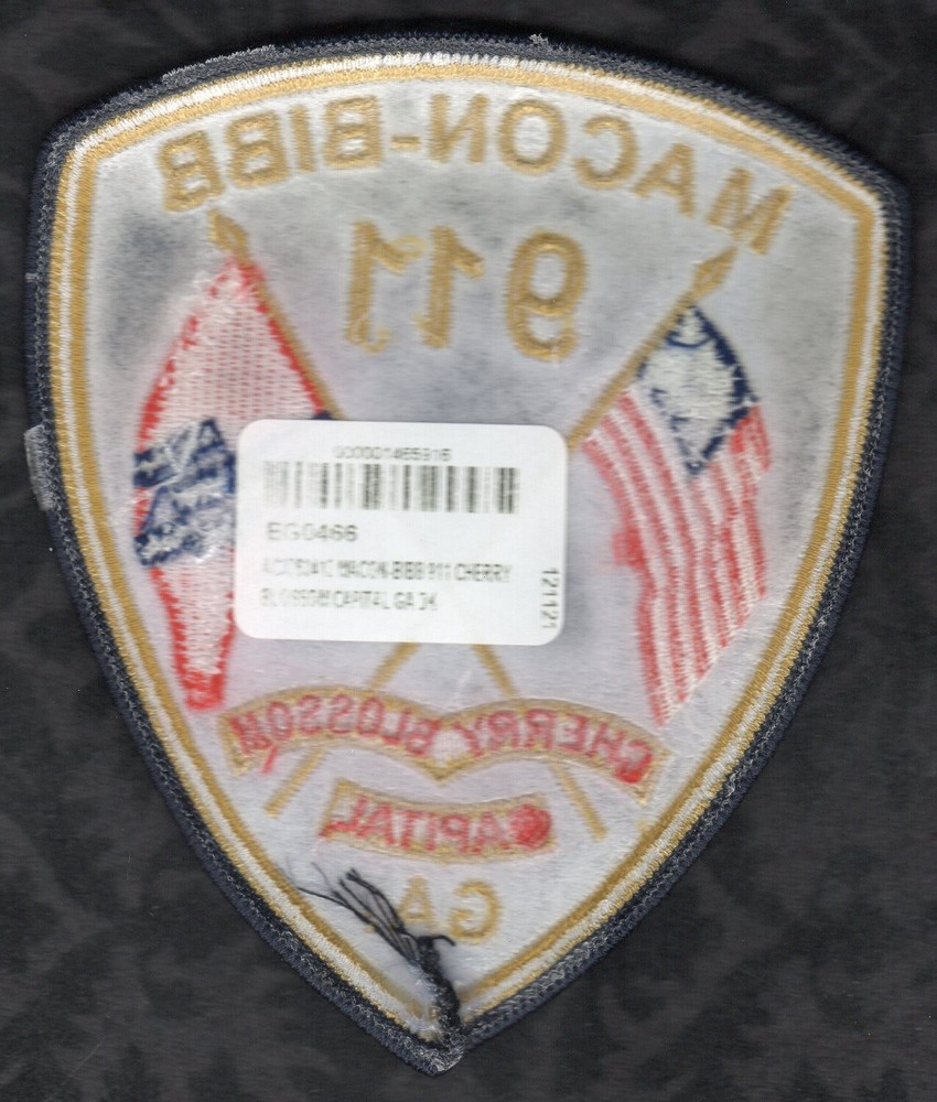 Macon Bibb Georgia 911 Communications Dispatcher Shoulder Patch