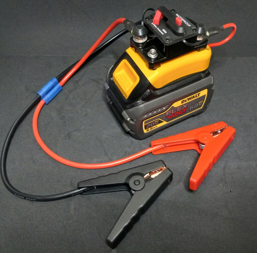🇺🇸 Dewalt 12Volt Battery Jump Starter Adapter Compatible With 20v Batteries