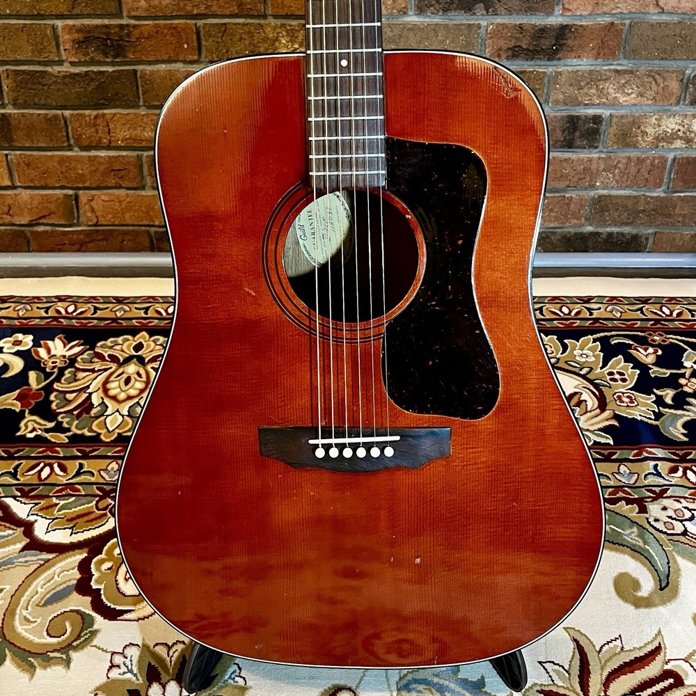 1974 Guild D25M Arch Back Relic Mahogany