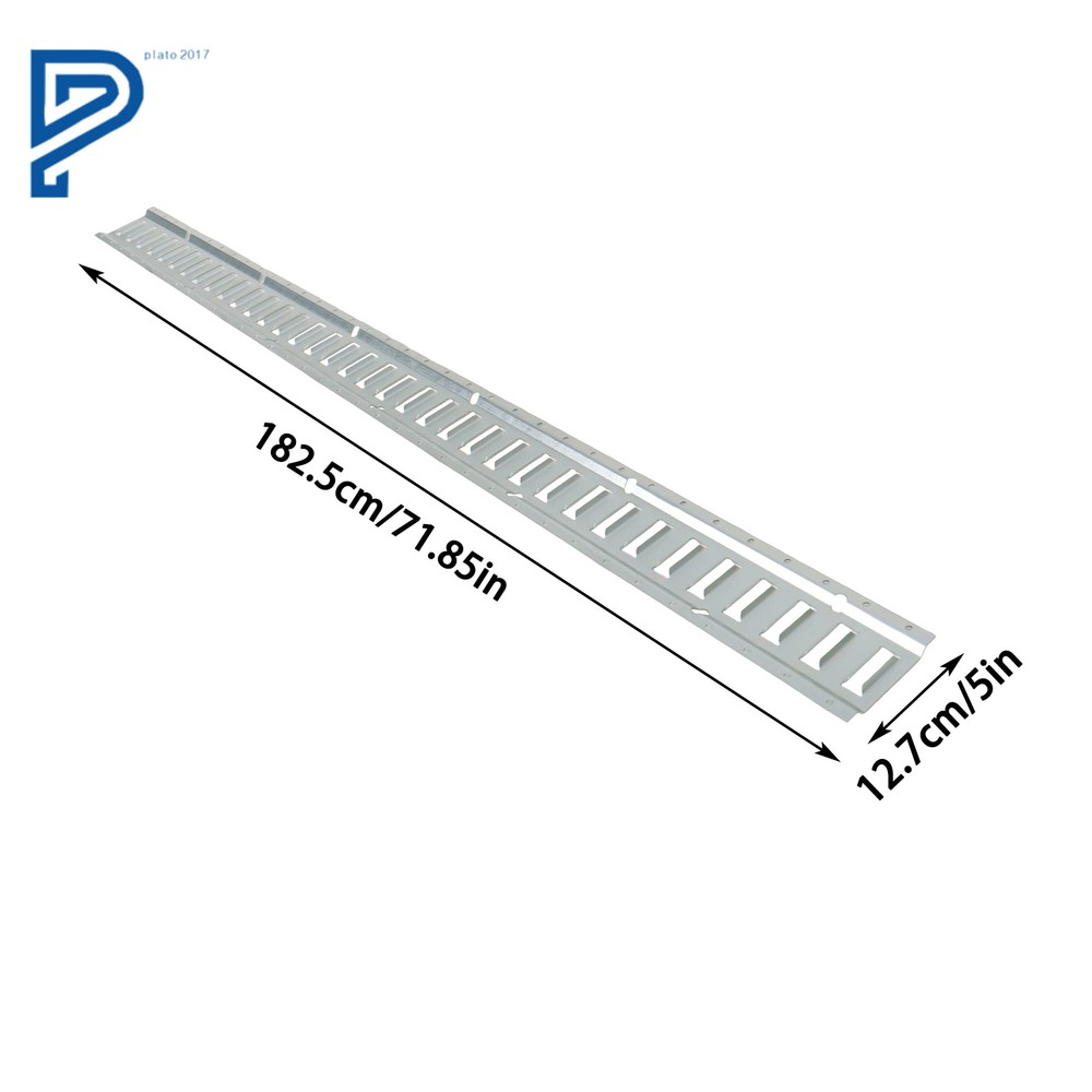 4 Pack 6' E Track Tie Down Rail Kit Galvanized Steel Fit For Vans Trailers
