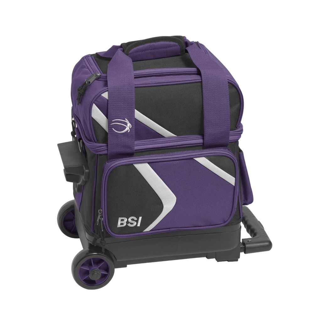 BSI Dash Single Roller Bowling Bag, Smooth-Rolling League Carry
