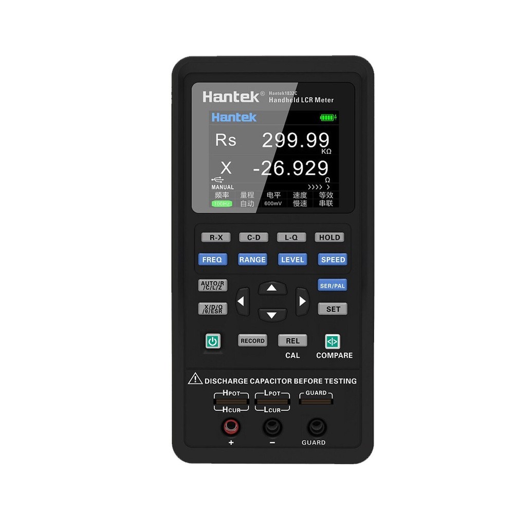 Hantek 1833C Handheld LCR Meter for Inductance Capacitance Resistance Testing