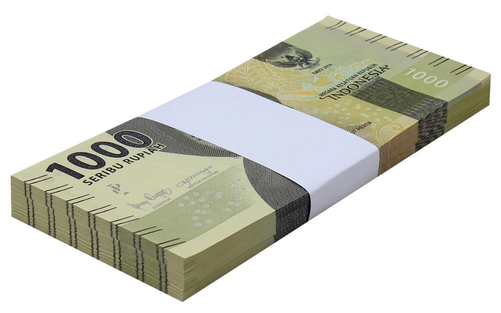 Indonesia 1000 Rupiah, 2021, P-154e, UNC X 100 PCS Bundle Pack