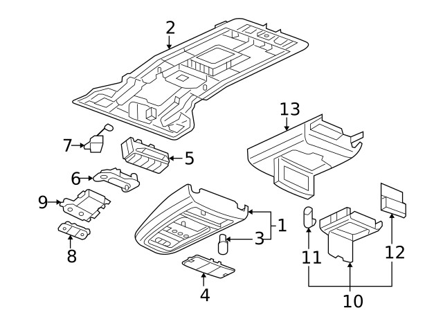 Genuine GM Compartment 15790428