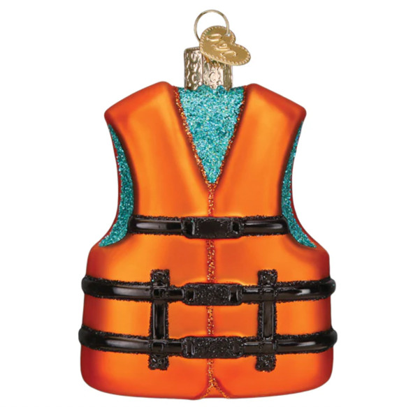 Old World Christmas Life Jacket Ornament Bauble