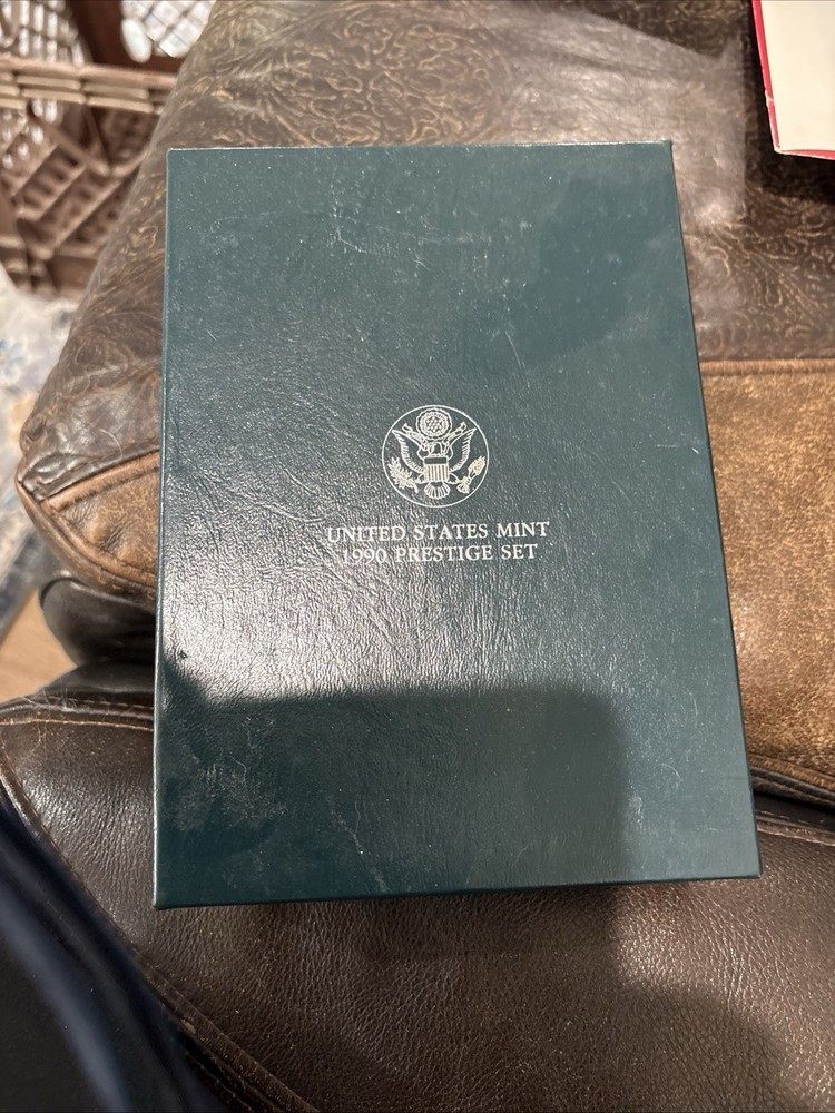 1990 Prestige Set Proofs Eisenhower Centennial Coins With COA & Box