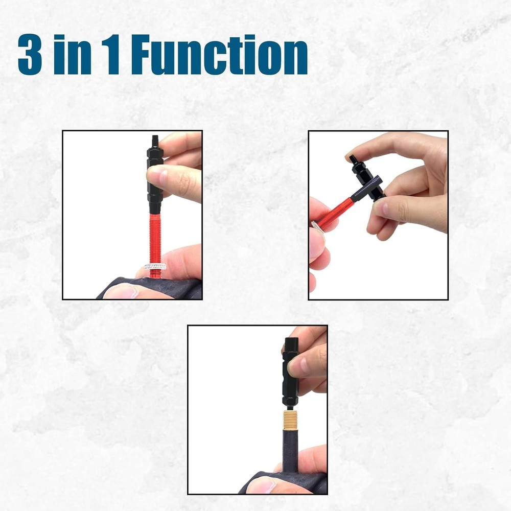 Essential Bike Valve Core Tool - Easy Insert & Replace Design for All Tires