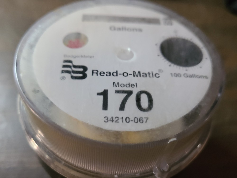 NEW BADGER MODEL170 READ-O-MATIC WATER METER HEAD