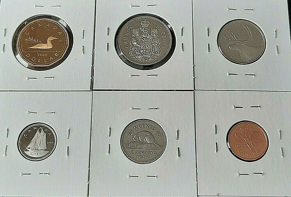 1989 Loonie Dollar Proof Set
