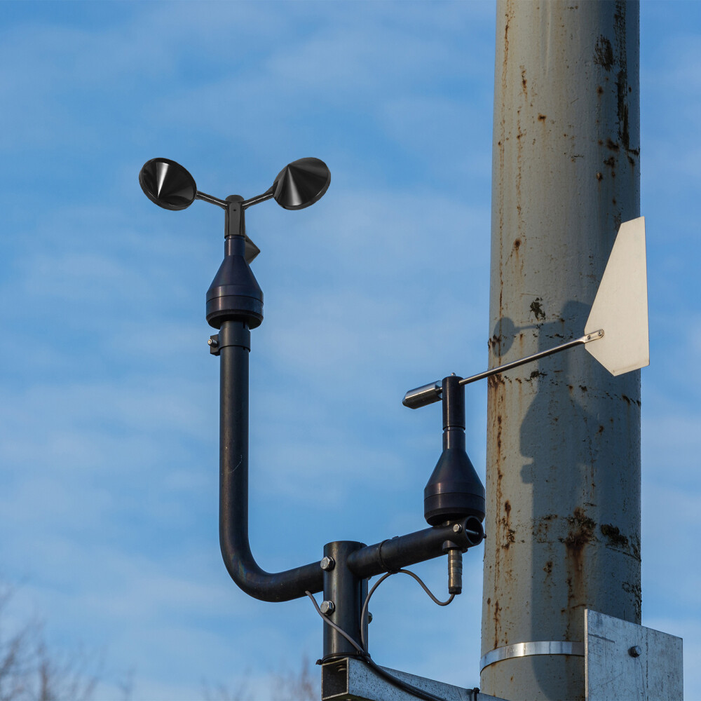 Wind Measurement Anemometer 3-Cup Wind Measurement Replacement Anemometer Cup