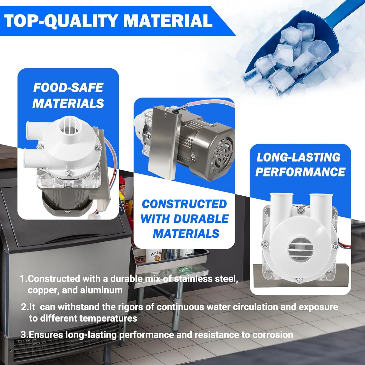 S-0731 Ice Machine Motor Fits for Hoshizaki 900-SD,KM-1300M,KM-1600M 120V 60W