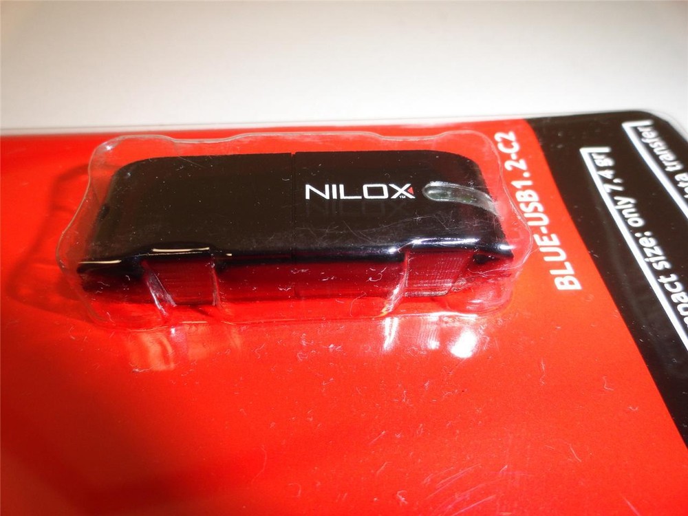 NILOX Bluetooth USB Adapter Class 2 V1.2 Blue-USB1.2-C2 Hight Speed NEW G43