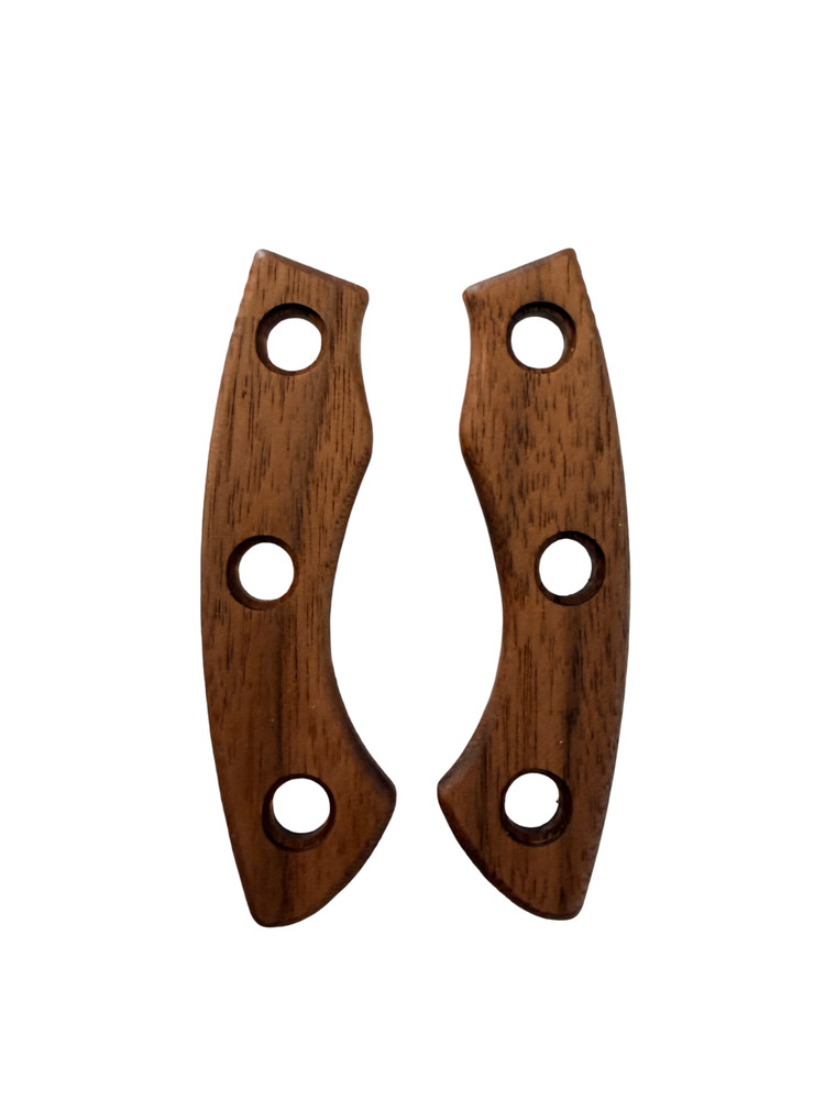Smooth Walnut handles Scales for Kizer Rook
