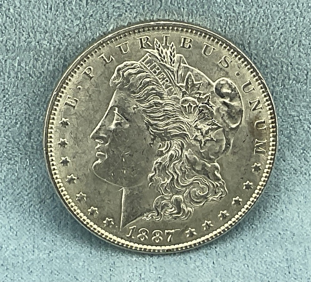 1887 Morgan Silver Dollar BU Condition 90% Silver