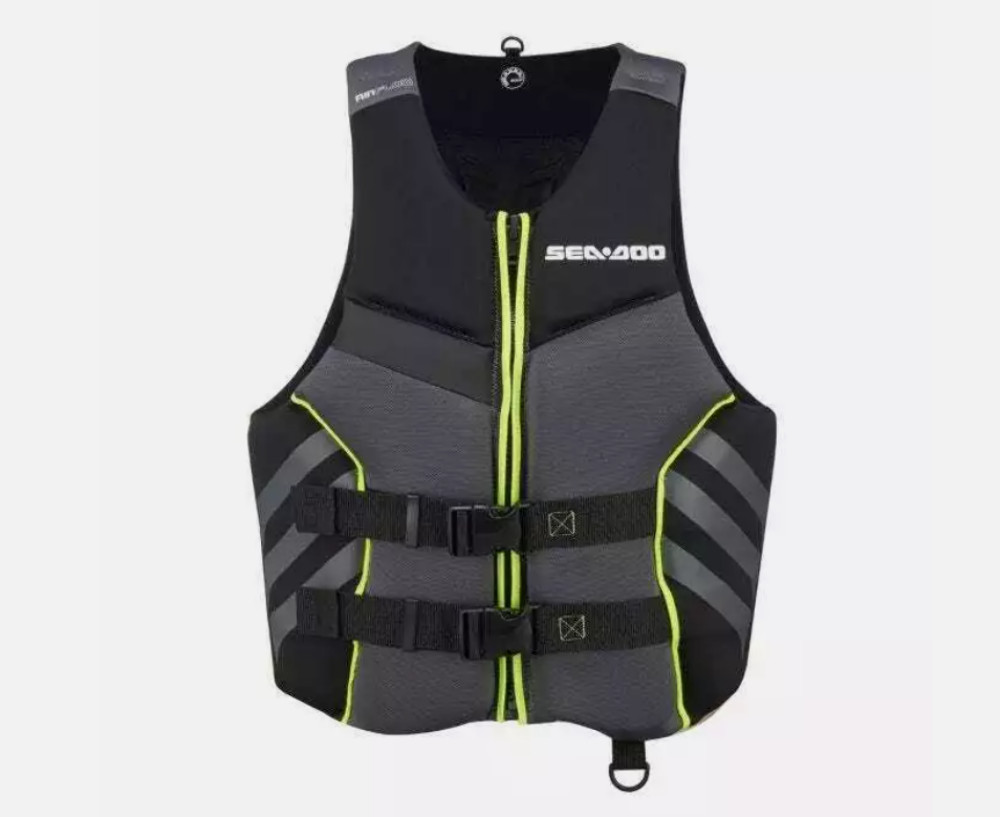 SEA-DOO Airflow PFD Men's Life Vest Green/Black/Grey Size XL 2859381290