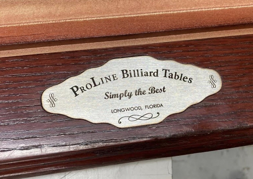 Replacement Proline Pool Table End Rail Plate