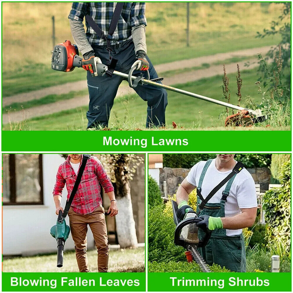 Universal Trimmer Shoulder Strap Harness Weed Eater Grass Edger Lawn Adjustable