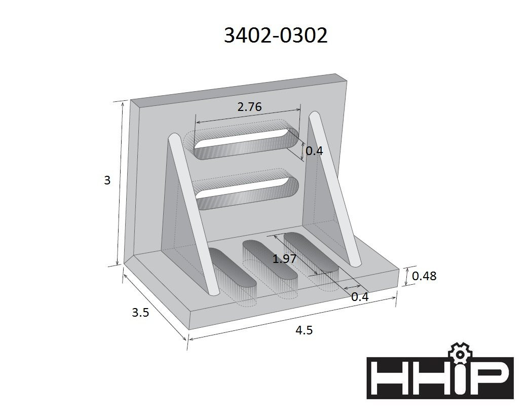 3-3/4X4X5 Ground Universal Right Angle Iron Angle Plate .0005 Machinist Tool