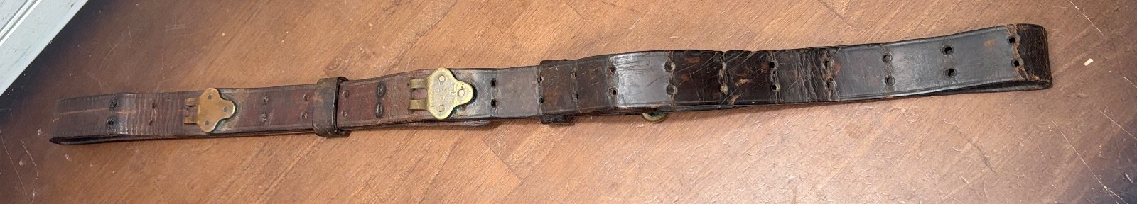 Vtg WWI US ARMY M1907 Leather Sling for M1903 Springfield Rifle