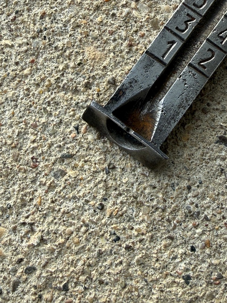 Original German Mauser 1898 K98 Leaf Rear Sight without Slide