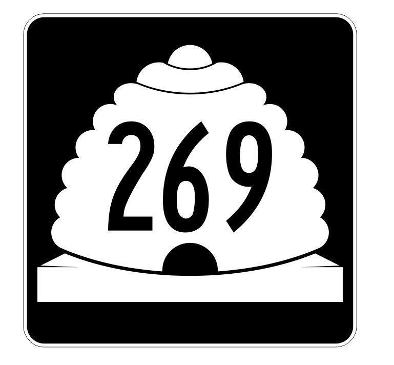 Utah State Highway 269 Sticker Decal