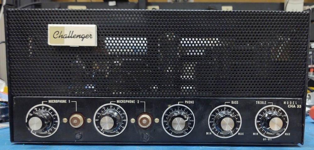 Vintage Bogen CHA-33, 33-Watt Dual Rectifier, Amplifier Fully Tested, New Tubes