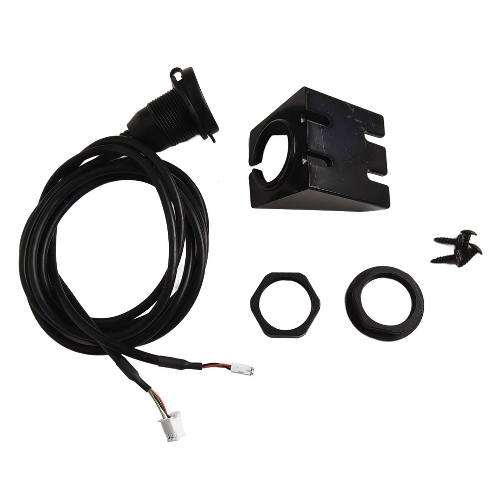 Convenient Flush Mount Car Dual USB Port Panel Adapter 145cm Cable Length