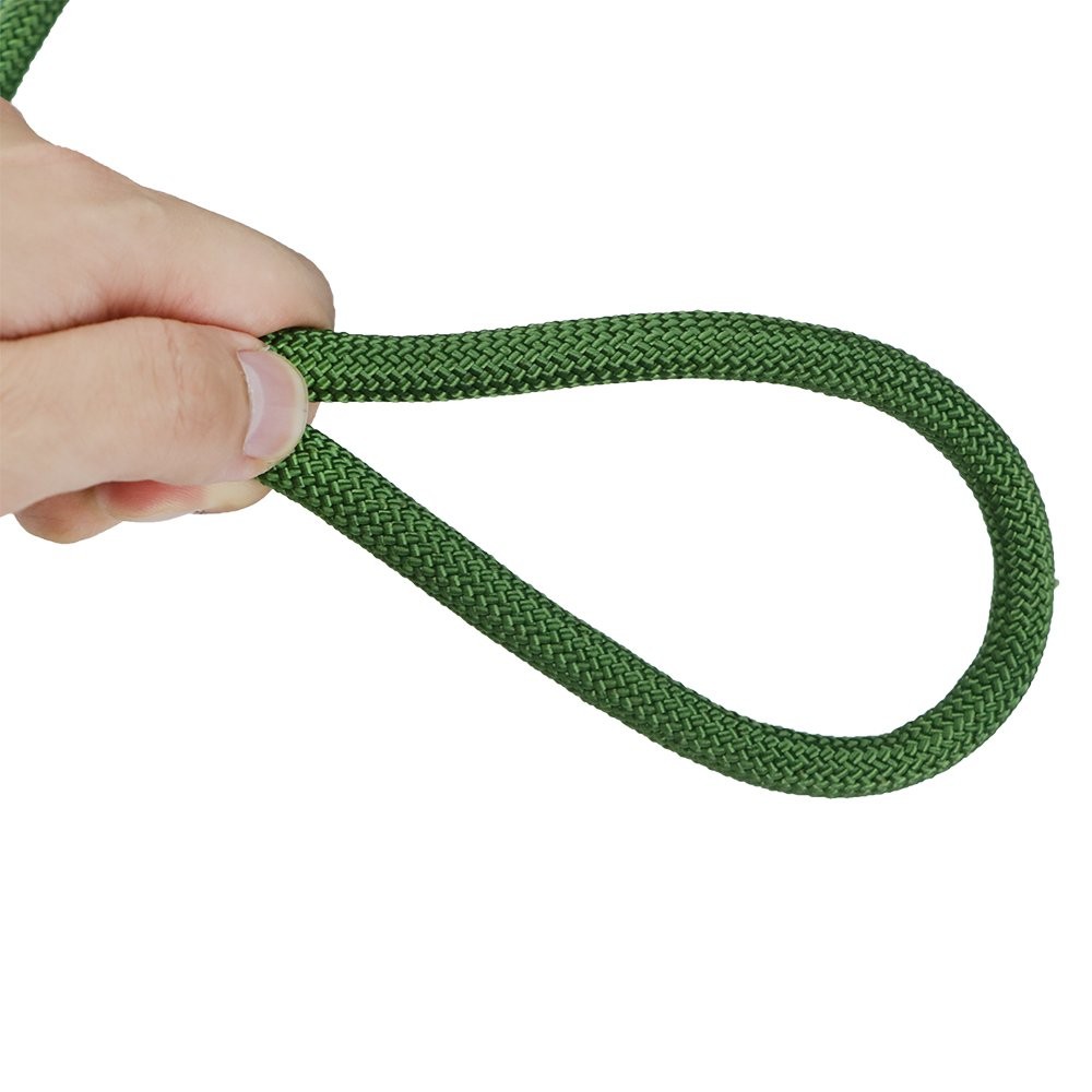 3520Lbs Armygreen High Strong Pulling Rope Braided Polyester Rope 3/8" × 100'