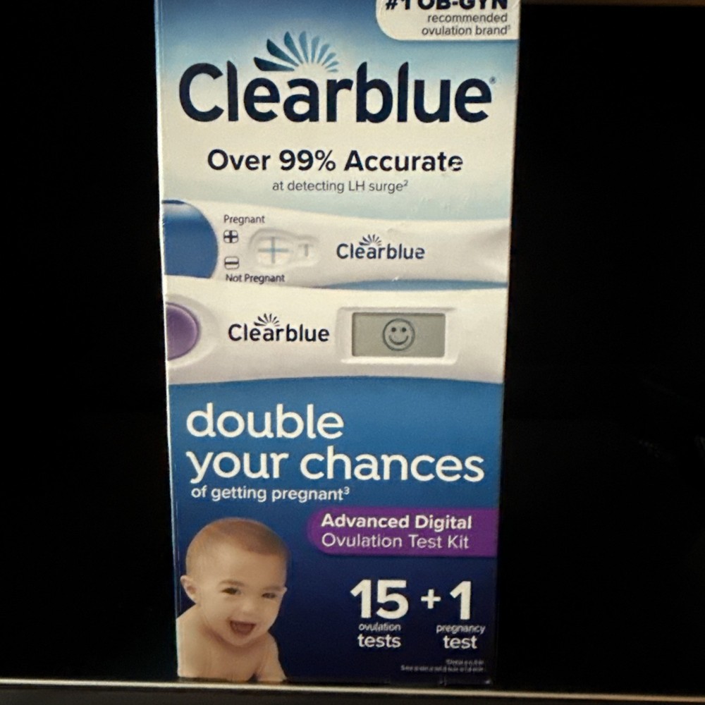 Clear Blue Advanced Digital Ovulation Test -15 Ovulation Tests + 1 Pregnancy...