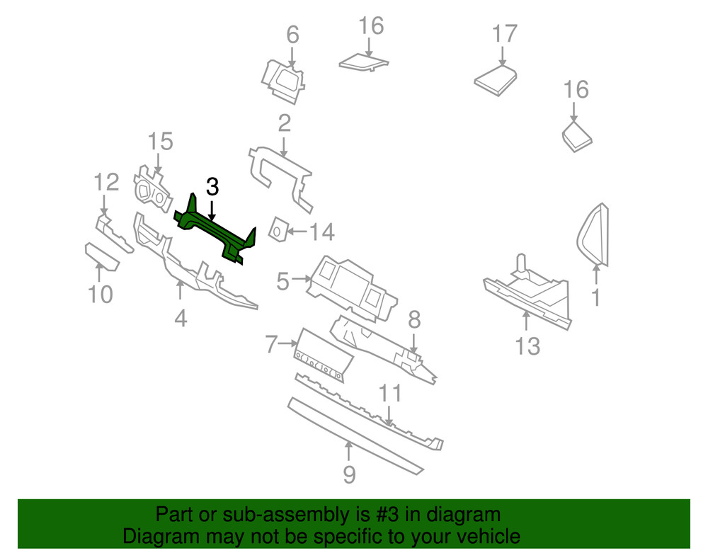 Genuine Ford Panel Instrument 8A5Z-54044D70-AB