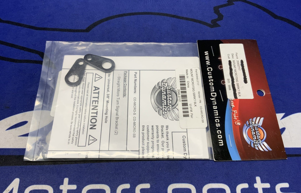 Custom Dynamics SB Micro Turn Signal Mount 20402717