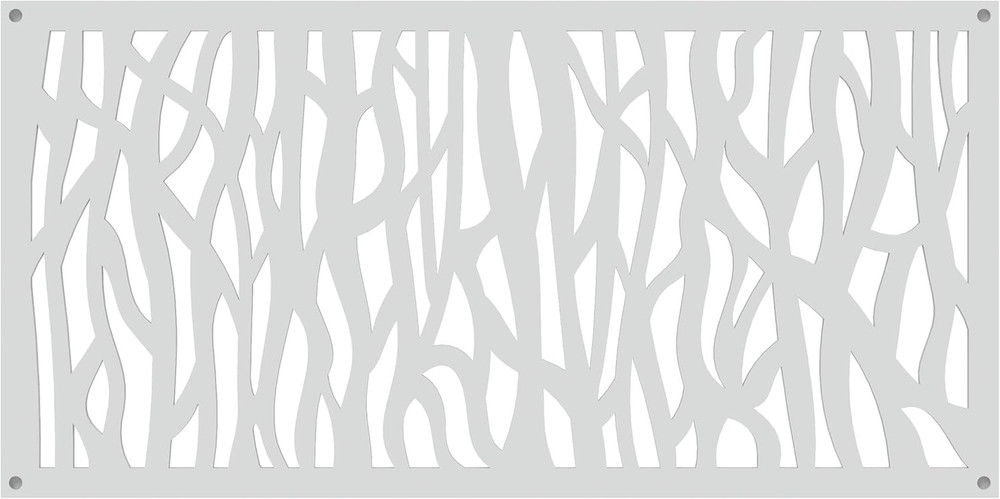 Freestyle 2'X4' Sprig Decorative Screen, White