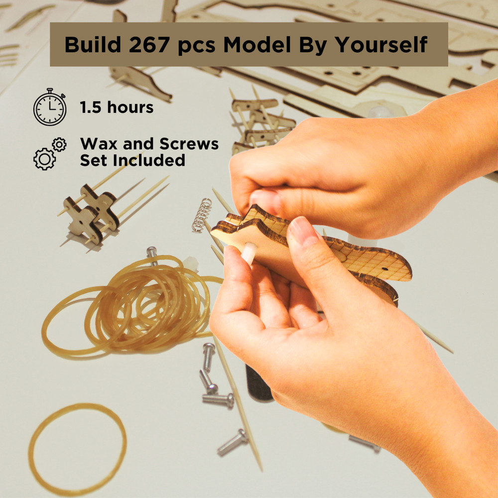 Caliber Shot Gun Wood Puzzle