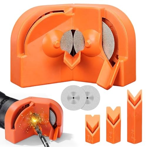 Drill Bit Sharpener, Drill Bit Sharpener for All Bits(5/64''- 5/8''),