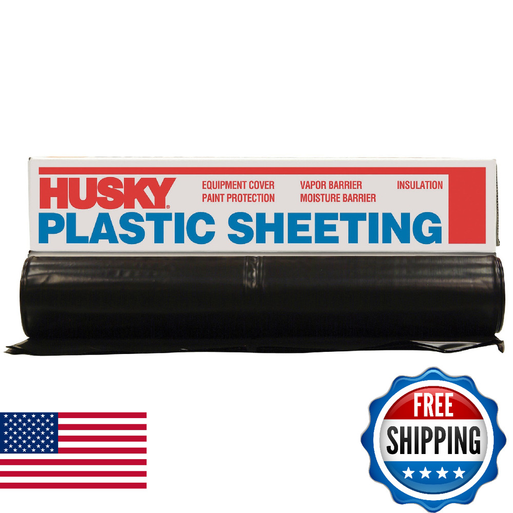 Covalence Plastics 8' X 100' 6 ML Tyco Polyethylene Black Pl