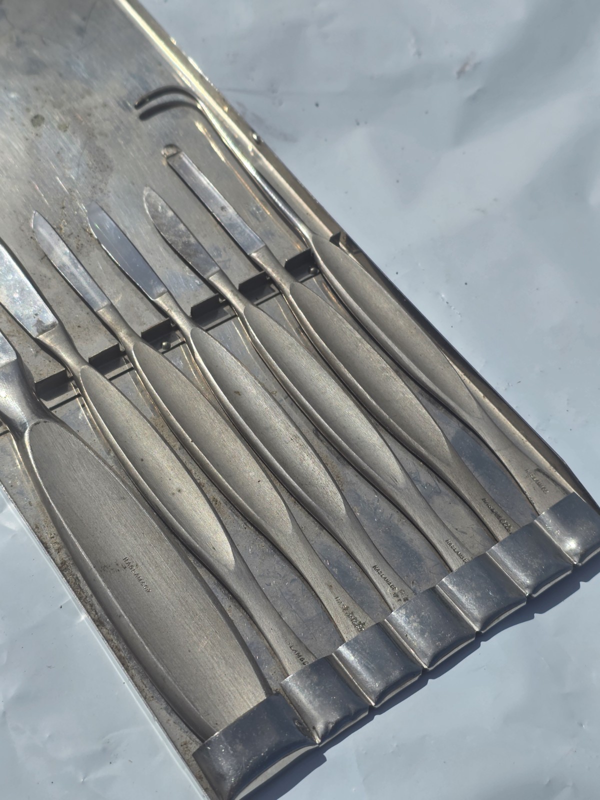 WW1 Antique Surgical Medical Field Gear Medic Set Scalpel Case Military 1912