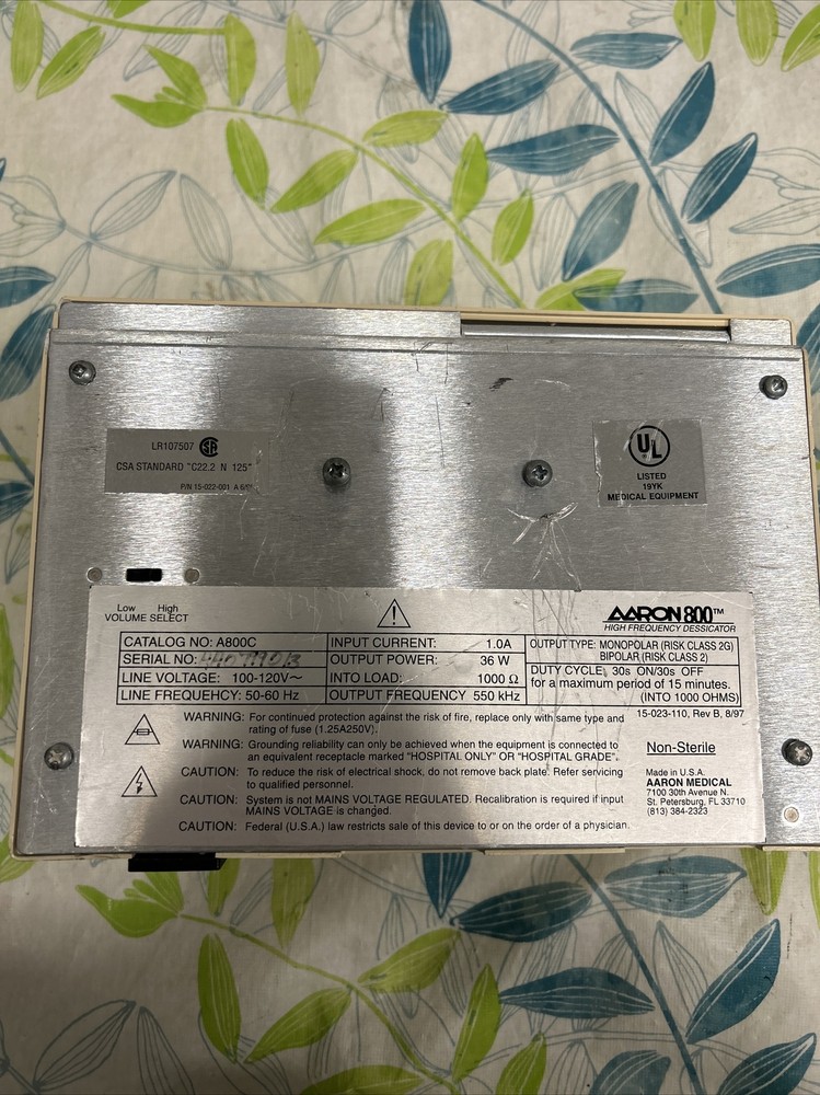 Aaron 800 High Frequency Desiccator A800C
