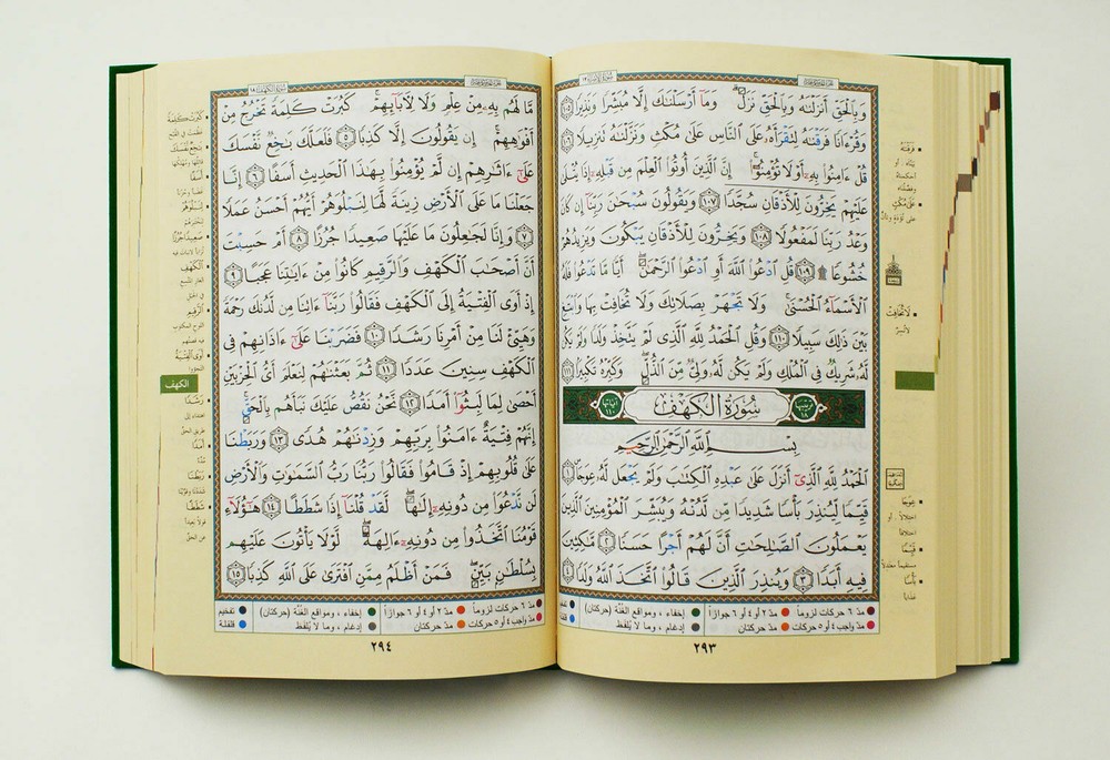 Medium Tajweed Quran - Color Coded Mushaf - مصحف التجويد - قياس وسط 20 × 14 سم