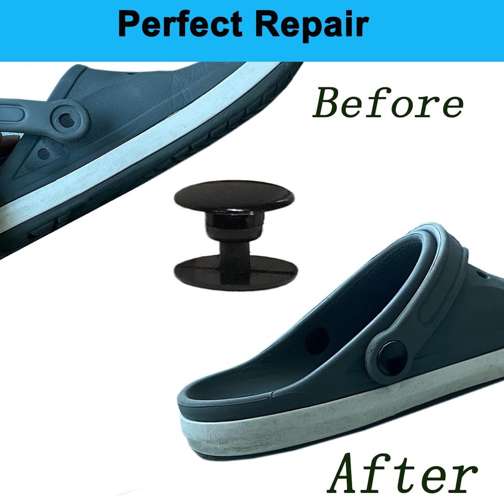 8 Sets Replacement Rivets for Beach Shoe Replacement Button Replacement Parts C