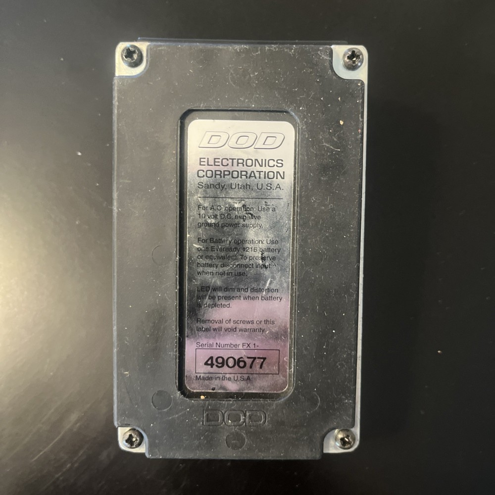 DOD FX82 Bass Compressor Effect Pedal JP