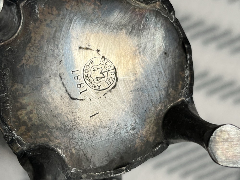 Meriden Britannia Silverplate Tea & Coffee Pattern 1881 9pc Set Victorian