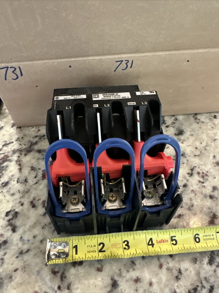 Square D 9422FTCF33 Disconnect Switch Series A 30A MAX 600V