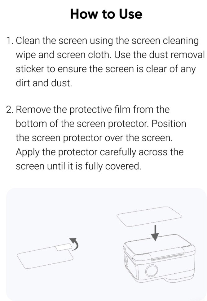 Original Insta360 Ace Pro 2/Pro/Ace Screen Protector - Scratch-Resistant