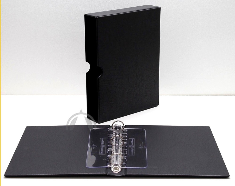 VARIO F Black 3 Ring Binder for Stamp, Currency and Other Collecting